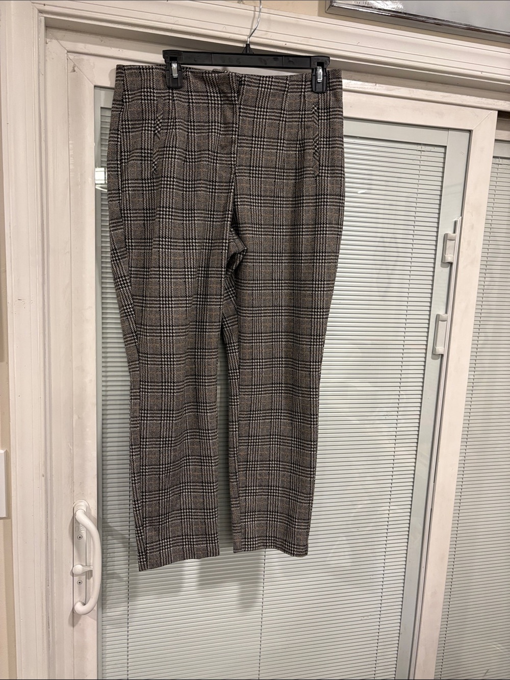 Soho Women's Plaid Dress Pants - Black and Brown
